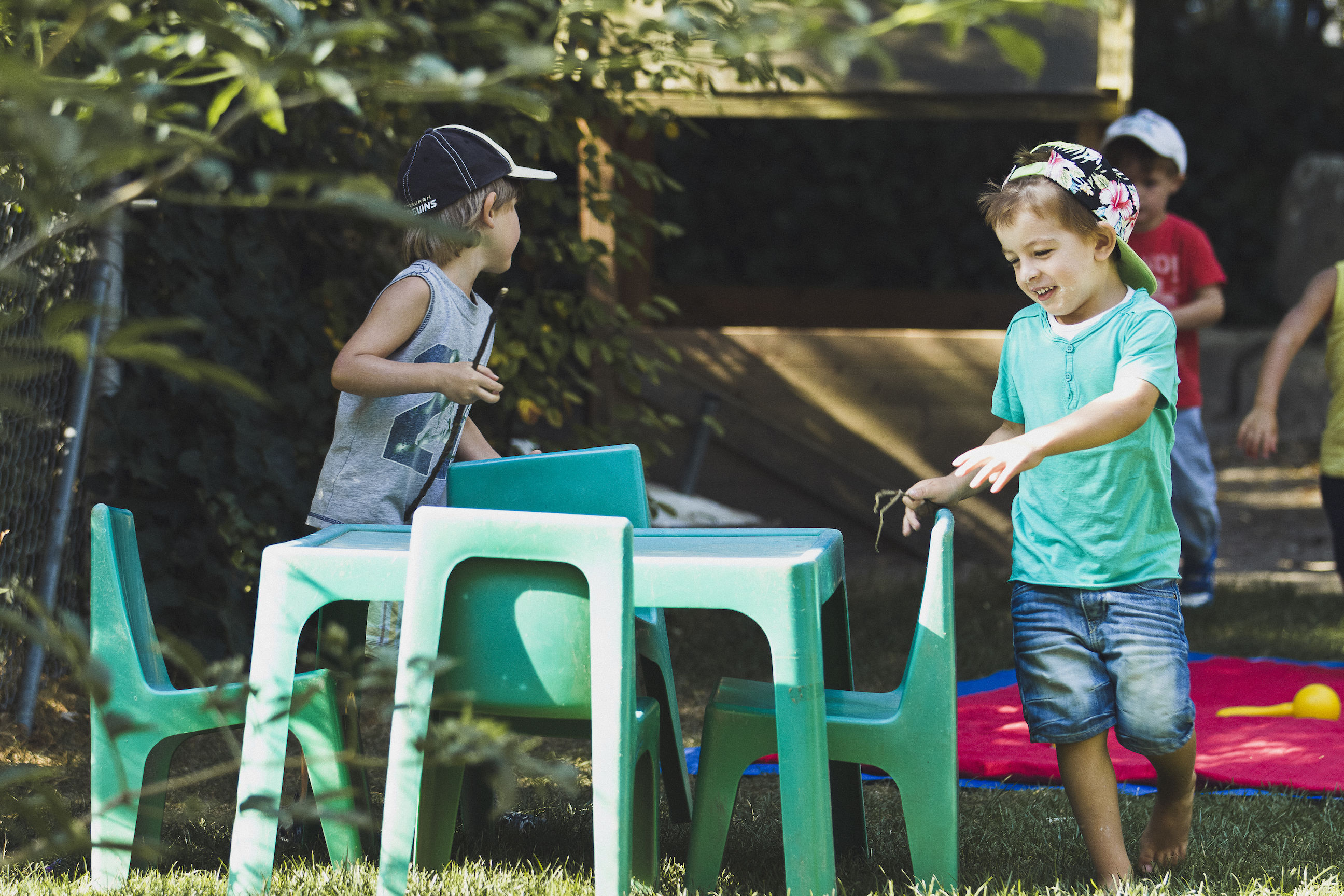 Die Kita im familiären Quartier Schwamendingen mit eigenem Garten